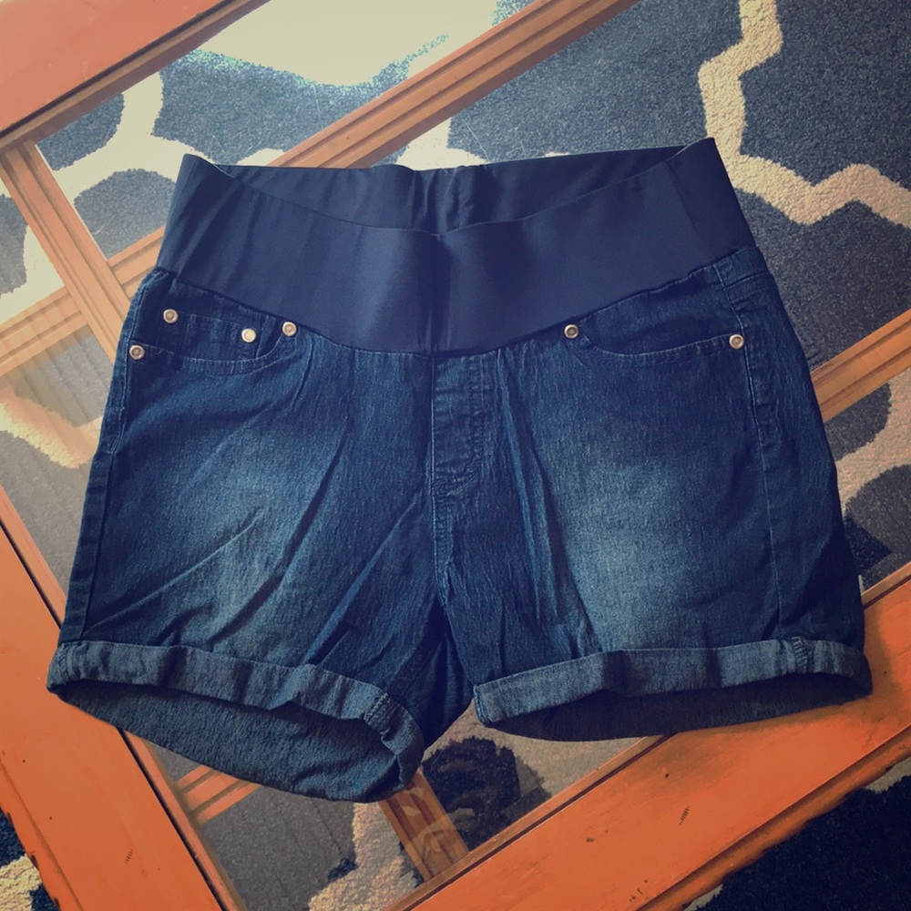 Jean Maternity Shorts